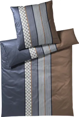 Immagine prodotto di Biancheria da letto JOOP Cornflower Stripe deep ocean 135x200 cm + 40x80 cm