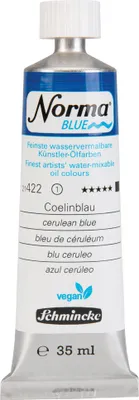 Produktbild von Norma Blue - Coelinblau 35ml - umweltbewusste Ölfarbe Schmincke 21 422 009