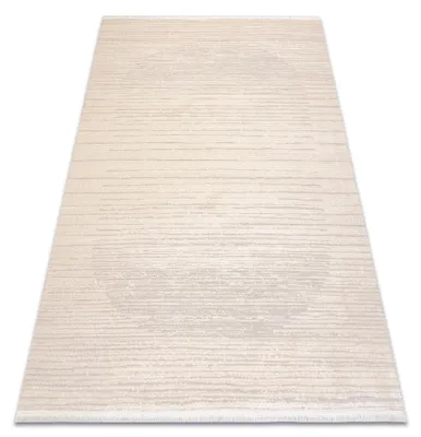 Imagen del producto de Alfombra FROJE 3607 Lines – Estilo escandinavo, texturizada, moderna, color crema / beige 120x170 cm