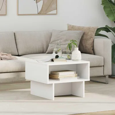 Produktbild von "Schlussverkauf" Couchtisch 1 PC  - Modernen Stil - Kaffeetisch - Weiß 48x46x35 cm Holzwerkstoff  C9529