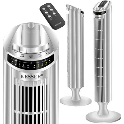 Produktbild von KESSER Turmventilator FERNBEDIENUNG Ventilator LED Display Standventilator Klimaanlage