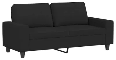 Obrázok produktu pre vidaXL 2-miestna pohovka čierna 140 cm látka