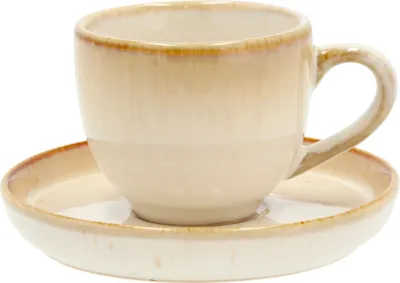 Produktbild von Bitz Espressotasse mit Untertasse cream/cream 0,07 l