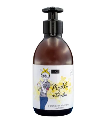 Produktbild von LaQ Żel do mycia ciała i rąk banan, 300 ml