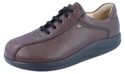 Zdjęcie produktu dla Finn Comfort, Watford, Herren, Schnürer, Teak, Braun, Leder, NEU - Herrenschuhe Bequemschuhe, Braun, leder (panama)