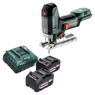 Produktbild von Metabo ST 18 LT 130 BL Akku Stichsäge 18 V 130 mm Brushless + 2x Akku 4,0 Ah + Ladegerät