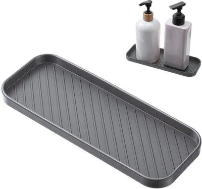 Produktbild von Spüle, grau, Silikon, Seifenschalen, Schwammhalter, Spülbecken