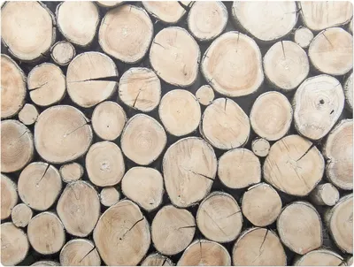 Obrázek produktu pro Dřevěné Plátky– Ochranná podložka na podlahu – Podložka pod židli – 120x90 cm – Protiskluzová podložka na tvrdé podlahy