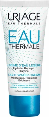 Obrázok produktu pre Uriage Eau thermale, Denný krém, Ženy, Zmiešaná pleť, Normálna pleť, Tvár, Hydratačné, Povzbudzujúci, Výživný, Zmäkčovadlo, 40 ml