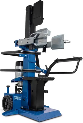 Produktbild von Scheppach Compact 10t štiepačka na polená vertikálna 400V | 10t | 3500W | dĺžka polena 1070mm / max. Ø 380mm | otočný stôl | tvrdé drevo | s vozíkom