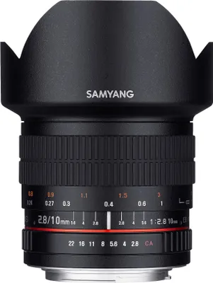 Produktbild von SAMYANG 13008T3.8F 8 mm T3.8 VDSLR UMC Fish-Eye CS II Objektiv für Anschluss Fuji schwarz (1021732)