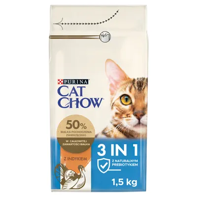 Produktbild von PURINA CAT CHOW FELINE 3IN1 Truthahn 15kg