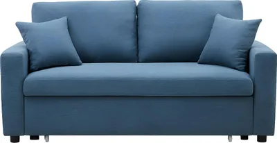 Produktbild von INIZOR 3-Sitzer Sofa aus Stoff, umwandelbar - Farbe türkis
