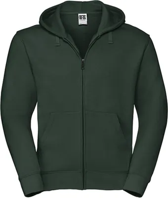 Produktbild von Russell R-266M-0 | Authentic Zipped Hood - Farbe: Bottle Green - Größe: M