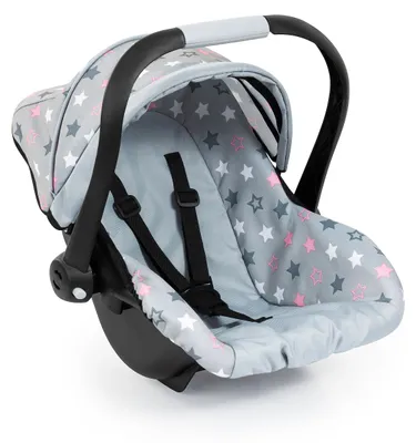 Productafbeelding van Bayer Design 67907AA Autostoeltje voor poppen met kap, verstelbare handgreep, accessoires voor poppen