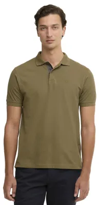 Produktbild von Barbour Poloshirt Tailored Fit grün Piqué Knopfleiste