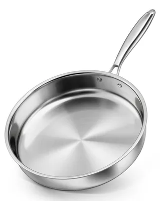 Edelstahl Bratpfanne 30 cm, 3-lagig, induktionsgeeignet