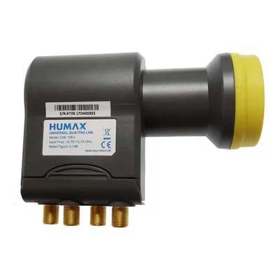 Produktbild von Humax LNB 106s-B Gold, F, 240 mA, 4 cm, 122 mm, 72 mm, 58 mm