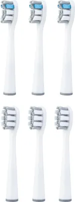 Obrázek produktu pro Náhradní hlavice pro elektrické zubní kartáčky, balení 6 kusů