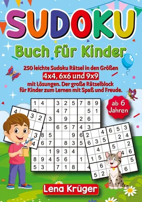 Produktbild von Sudoku Buch für Kinder ab 6 Jahren