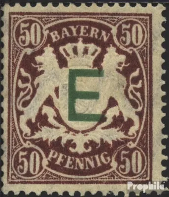 Produktbild von Briefmarken Bayern 1908 Mi D5 postfrisch Staatswappen
