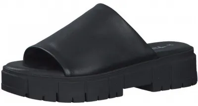 Obrázok produktu pre Topánky Tamaris, podpätok 35 mm, so stielkou v čiernej farbe, veľkosť 42