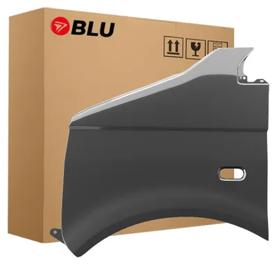 Productafbeelding van BLU Spatbord geschikt voor VW Volkswagen Transporter T5 / Multivan / Caravelle LH7W Links Zilver NaturGrau | 2003-2015 | Voorzijde | Gelakt | Montageklaar | Verzinkt, AI-gegenereerde afbeelding