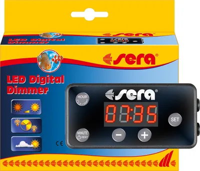 Image de sERA LED Digital Dimmer |individuelle & intensité lumineuse dans l'aquarium | Minuterie & simulations naturelles | Levers et couchers de soleil, scénarios de nuages | Convient pour toutes les lampes LED SERA