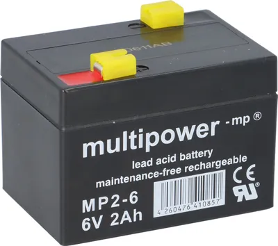 Immagine prodotto di Batteria al piombo Multipower MP2-6 Pb 6V / 2Ah