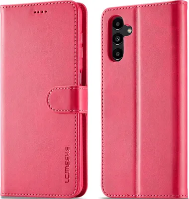 Produktbild von Samsung Galaxy A13 5G Hülle, Klapphüllen Brieftasche Leder Magnetverschluss Ständer Schutzhülle für Galaxy A13 5G Rosa