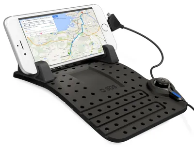 Immagine prodotto di SBS Supporto Antiscivolo Per Smartphone Con Funzione Di Ricarica