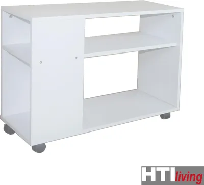 Produktbild von Regal Thekla auf Rollen mit den Maßen 80 cm Breite, 55 cm Höhe und 30 cm Tiefe