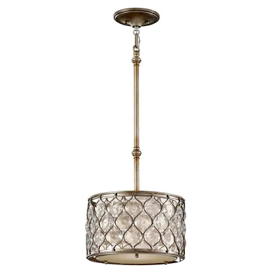 Produktbild von Elstead Lucia Hängeleuchte E27 20cm Brüniertes Silber