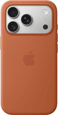 Productafbeelding van Siliconen hoesje voor de APPLE iPhone 17 Pro, met MagSafe-functionaliteit, kleur: terracotta
