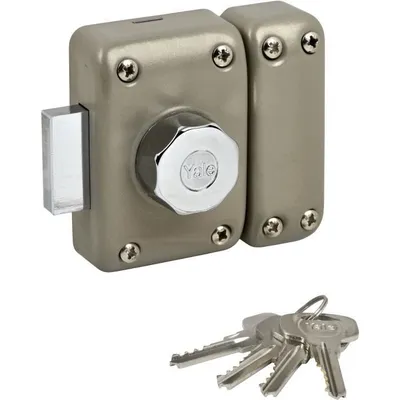 Image de Verrou à bouton YALE - Cylindre 5 goupilles Ø 23 L 40 mm - YV25 - 28210000