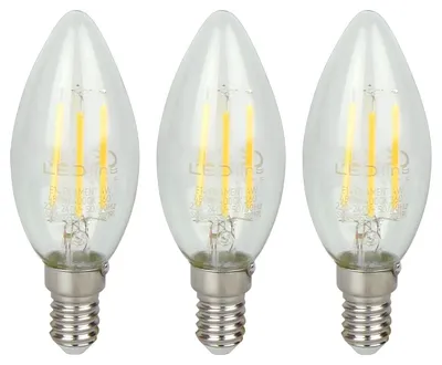 Produktbild von LED Line E14 LED-Lampe B35 4W 480lm 4000K tralweiß 3 Stück