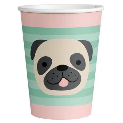 Produktbild von amscan PAPIERBECHER 8X HELL HELLO PETS HELLO PETS