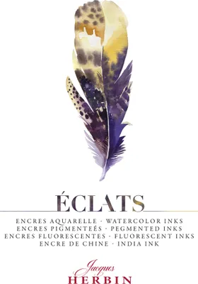 Produktbild von Jacques Herbin Aquarelltinten Éclats, Farbpalette 16T