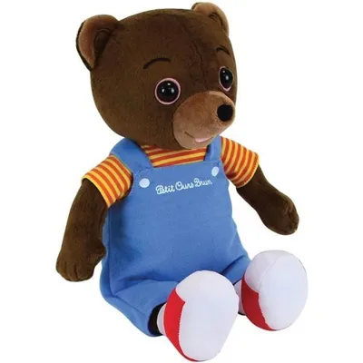 Image de Peluche Petit Ours Brun, 32 cm, Polyester, Dès 12 mois, Lavable