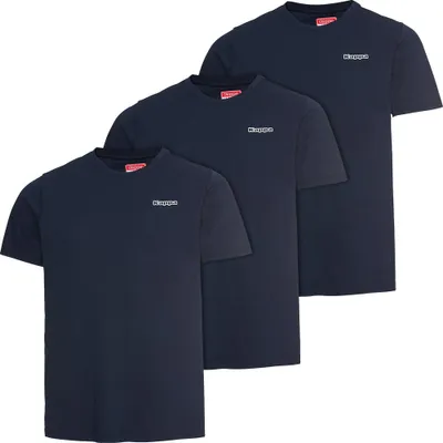 Produktbild von Kappa 3er Pack T-Shirts uni, pflegeleicht aus 100% Baumwolle