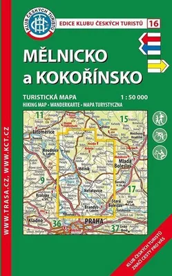Obrázek produktu pro KČT 16 Mělnicko a Kokořínsko 1:50 000 Turistická mapa