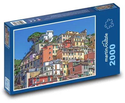 Zdjęcie produktu dla Puzzle 2000 Włochy - kolorowe domy - martinpuzzle
