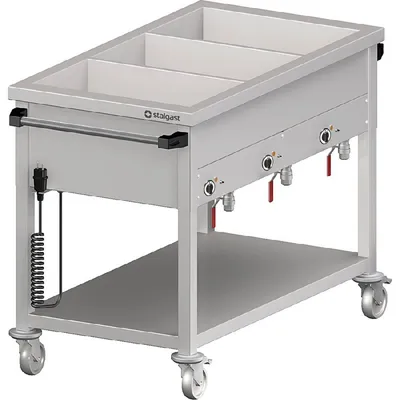 Immagine prodotto di Carrello bagnomaria con vasche separate, per 2 GN1/880x600x850 mm