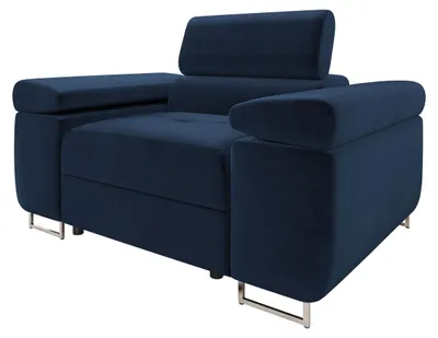 Produktbild von MIRJAN24 Sessel Torezio, Polstersessel mit Einstellbare Kopfstützen, Wohnzimmer, 134x102x70-90 cm (Farbe: Polo 891)