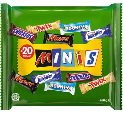 Productafbeelding van Mars 463572 Mars MIXED Minis Schokoriegel 400,0 g 20St
