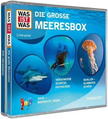 Produktbild von WAS IST WAS 3-CD Hörspielbox. Die große Meeresbox