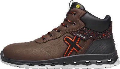 Produktbild von Levity-X S3 *URANUS* SCHNÜRSTIEFEL Arbeitsschuhe in Übergrößen Braun 34592 große Unisexschuhe, Größe:43