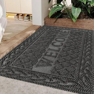 Produktbild von Famanu Türmatte 40 x 60 cm - grau, robust, rutschfest