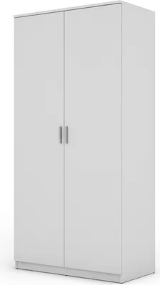 Zdjęcie produktu dla Meblast | Szafa 100 cm, biała, okucia premium | Minimalistyczna, praktyczna