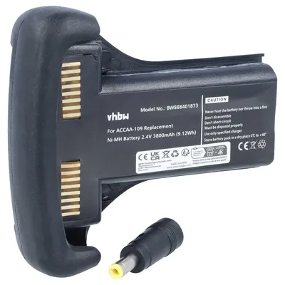 Produktbild von vhbw Akku Ersatz für Trimble ACCAA-109, F-2006-05-S, F-2006-02 für Messgerät (3800 mAh, 2,4 V, NiMH)